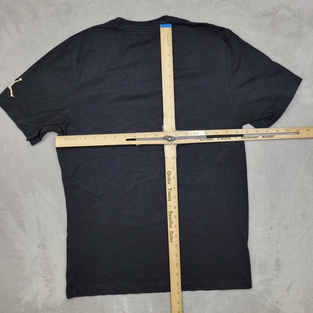 Jordan Shirt Mens Medium Plaid Graphic Tee‎ Plaid Jumpman Air Flight Basketball